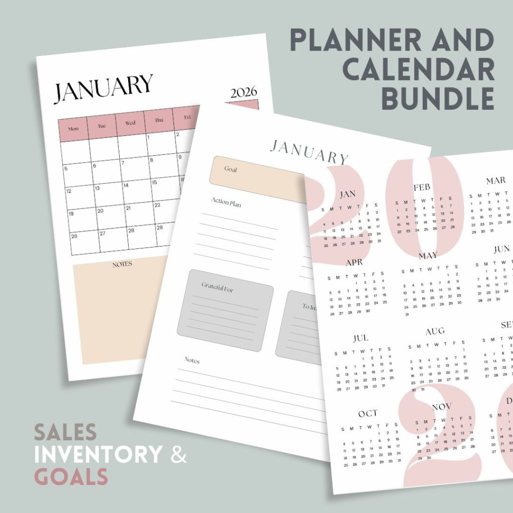 Get Organized for 2026 with Our Printable Business Calendar &&nbsp;Planner
